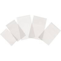 Sachets à fermeture zip avec bandes d’écriture blanches Tenza ODB229 Transparent 400 mm x 300 mm 1 000 unités