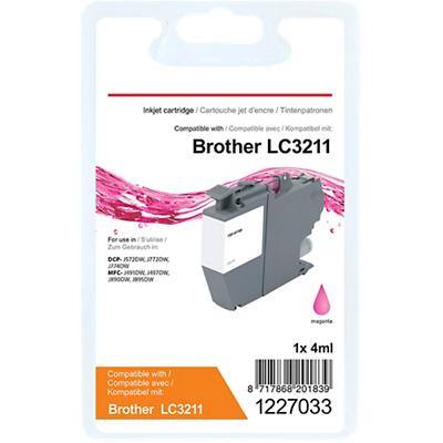 Cartouche jet d'encre Viking LC3211 Compatible Brother Magenta