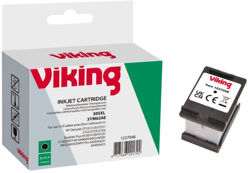 Cartouche jet d’encre Viking 305XL Compatible HP HP3YM62AE Noir   