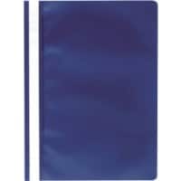 Farde à lamelle Niceday A4 Polypropylène 80 feuilles Bleu foncé