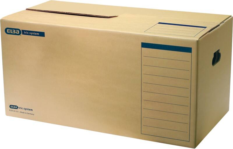 Boîte d'archivage ELBA Carton Tric Brun 68,2 x 34,3 x 36 cm 10 Unités