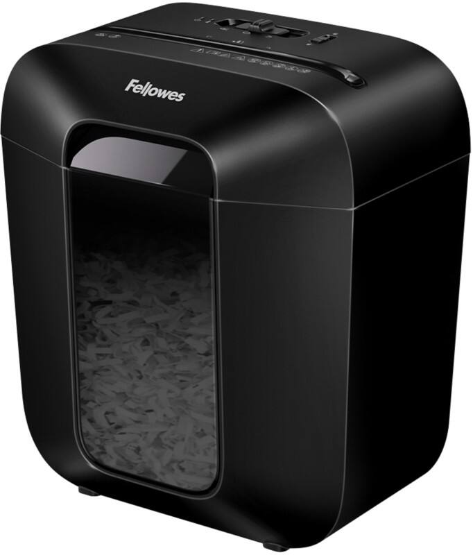 Destructeur de documents Fellowes LX Series 6 Feuilles Mini coupe Niveau de sécurité P-4, T-4 11,5 L LX25