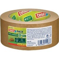 Ruban adhésif d'emballage tesa tesapack Paper Standard Brun 50 mm (l) x 50 m (L) Papier