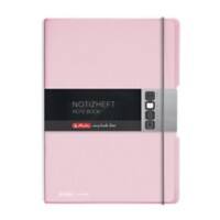 Carnet Herlitz Ligné Perforé Polypropylène A4 Rose