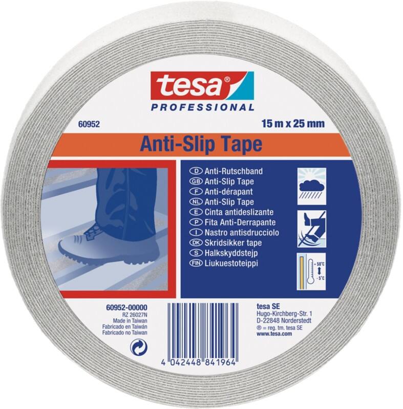 Ruban antidérapant tesa tesa Professional Transparent 250 mm (l) x 15 m (L)