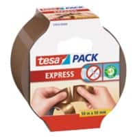 Ruban adhésif d’emballage tesa tesapack&nbsp;Express Brun 50 mm (l) x 50 m (L) Polypropylène (PP)