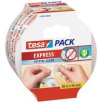 Ruban adhésif d’emballage tesa tesapack&nbsp;Express Transparent 50 mm (l) x 50 m (L) Polypropylène (PP)