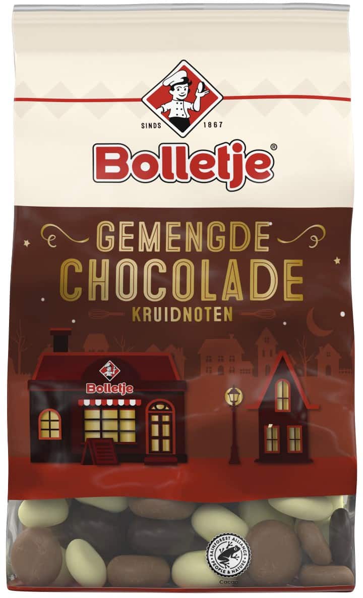 Kruidnoten Bolletje Trois chocolats 250 g