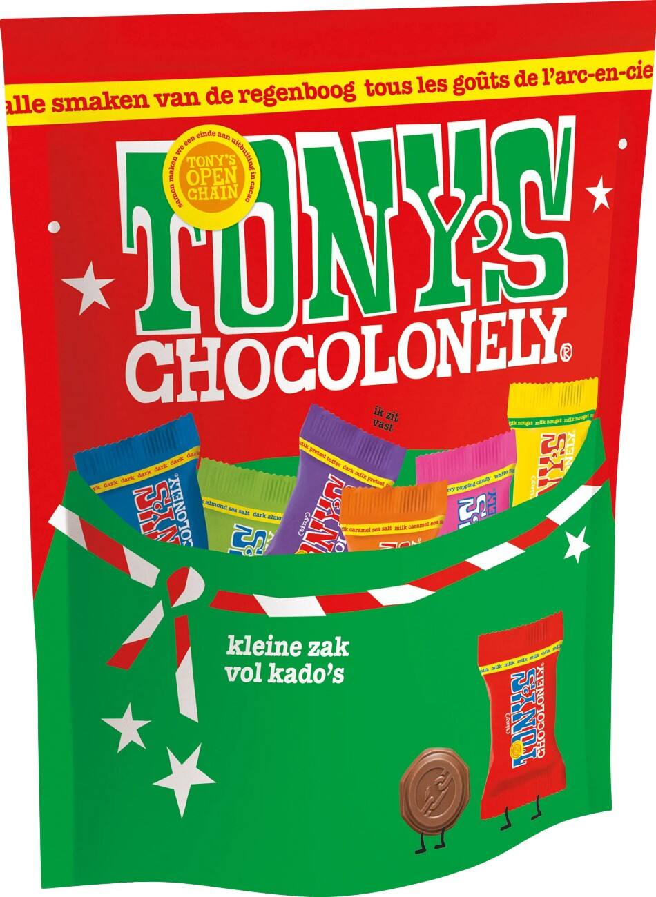 Chocolat Tony's Chocolonely Pochette de Noël 126g