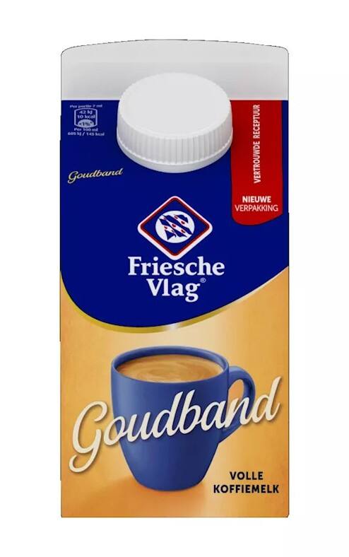 Lait pour café Friesche Vlag Goudband Extra crémeux 455 ml