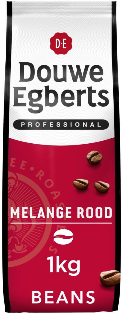 Café en grain Douwe Egberts Rouge Assemblage Arabica Corsé 1 kg