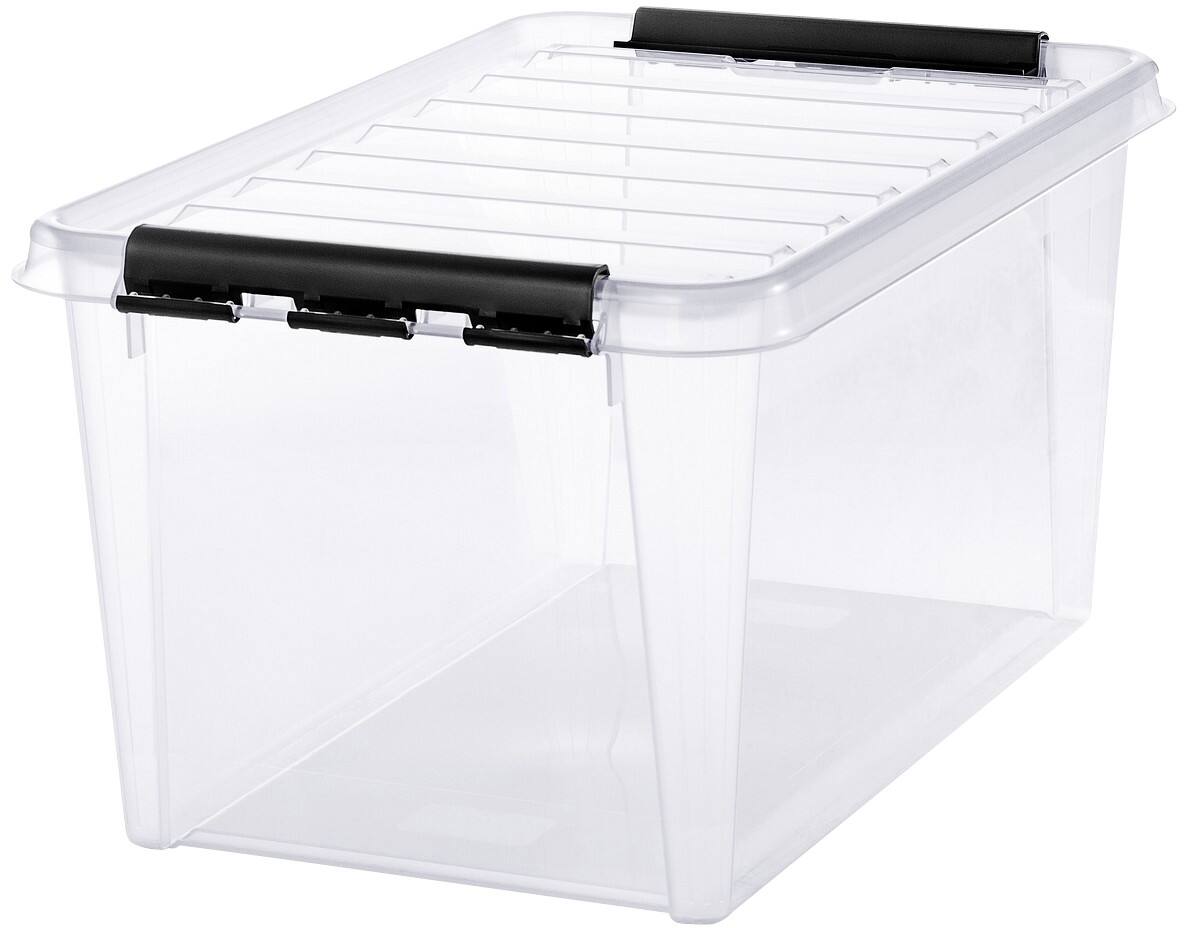 Boîte de rangement SmartStore Classic PP (Polypropylène) 46 L Avec couvercle Transparent 39 x 59 x 31 cm 5 unités