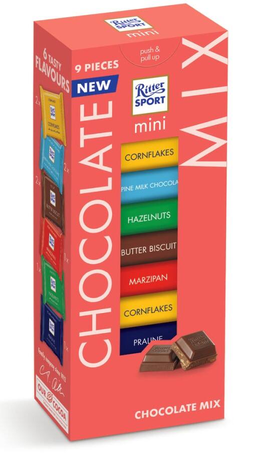 Chocolat RITTER SPORT Chocolat au lait 9 unités