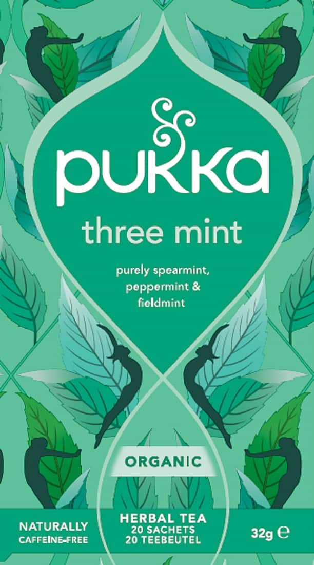 Thé Pukka Trois menthes Tisane 20 unités