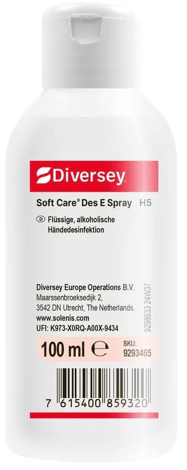 Désinfectant pour les mains Soft Care Des E H5 Spray 100 ml