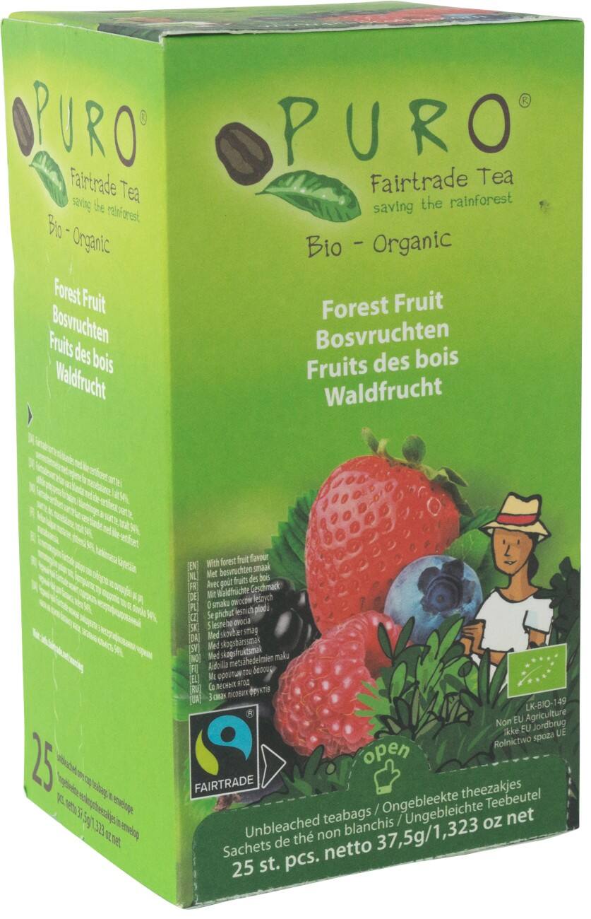Thé Puro Fruits BIO Fruits des bois 25 unités