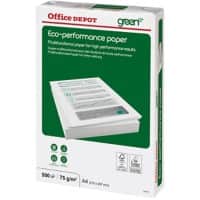Papier imprimante Office Depot Eco-Performance A4 75 g/m² Lisse Blanc 500 Feuilles