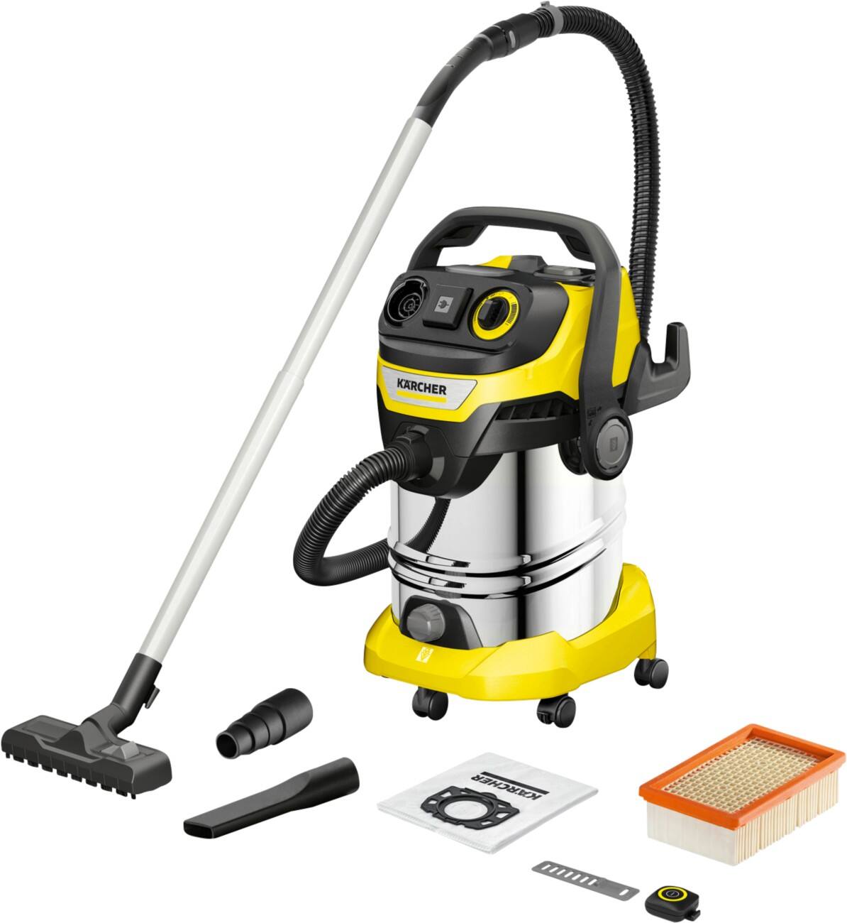 Aspirateur à sec et humide Kärcher WD 6 Control P S 30/6/35/T Avec fil Jaune, noir