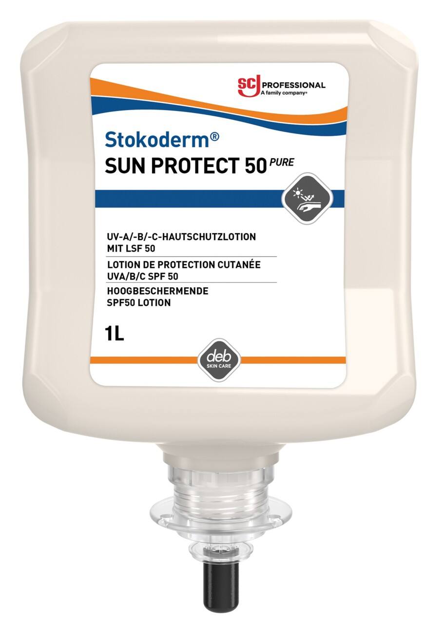 Crème solaire SC Johnson Professional Stokoderm Blanc 6 unités de 1 L