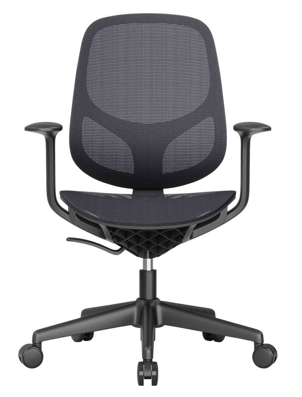 Siège de bureau Lively Viking Accoudoirs fixes Siège réglable en hauteur Noir 150 kg 665 x 600 mm