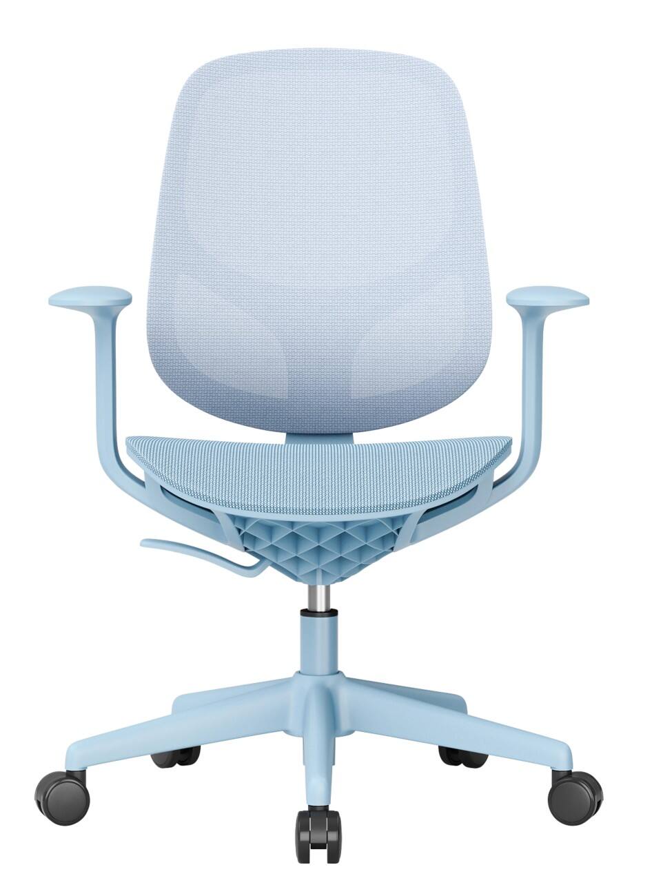 Siège de bureau Lively Viking Accoudoirs fixes Siège réglable en hauteur Bleu 150 kg 665 x 600 mm