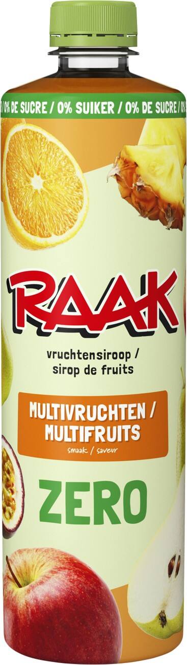 Sirop RAAK Zero Multifruits 750 ml