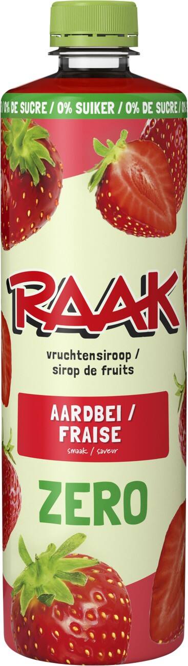 Sirop RAAK Zero Fraise 750 ml