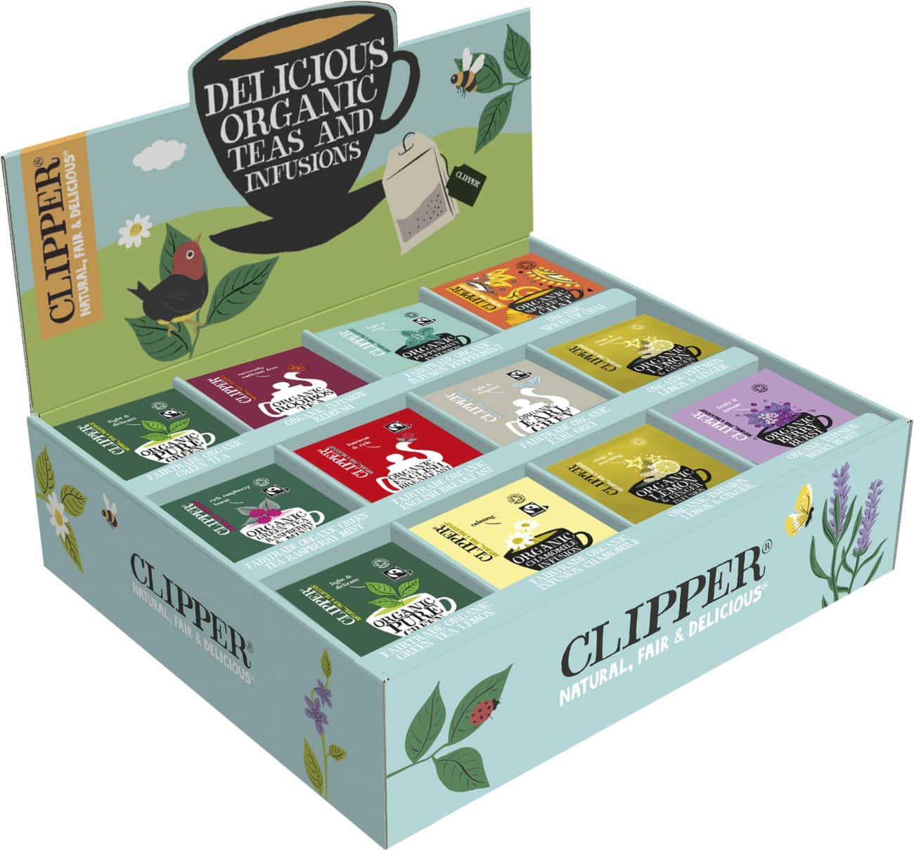 Thé Clipper Trial Box Assortiment 180 sachets