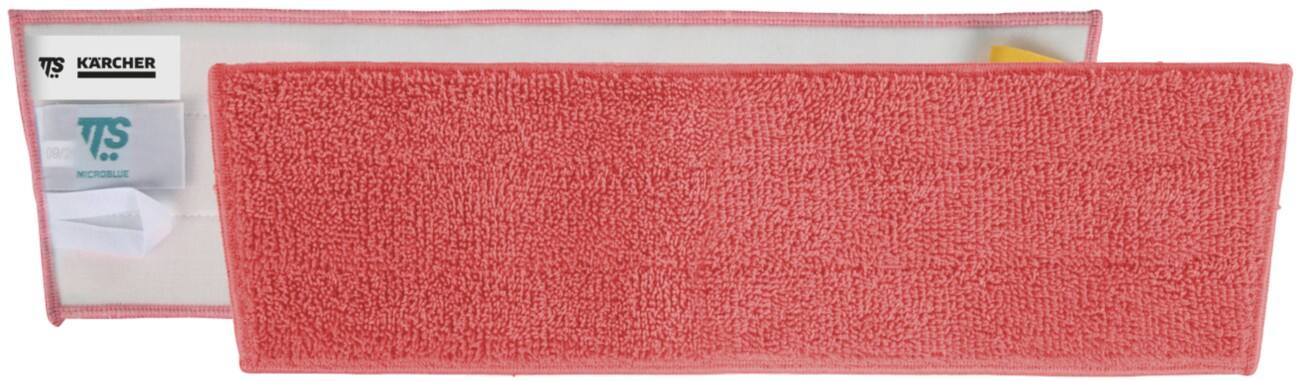 Kärcher Premium Twisted frange de lavage en microfibre système auto-agrippant 40 cm rouge