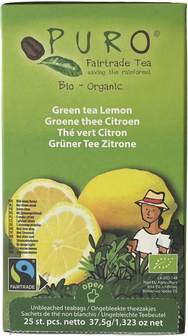Thé vert Puro Infusion Sachets Citron 150 unités