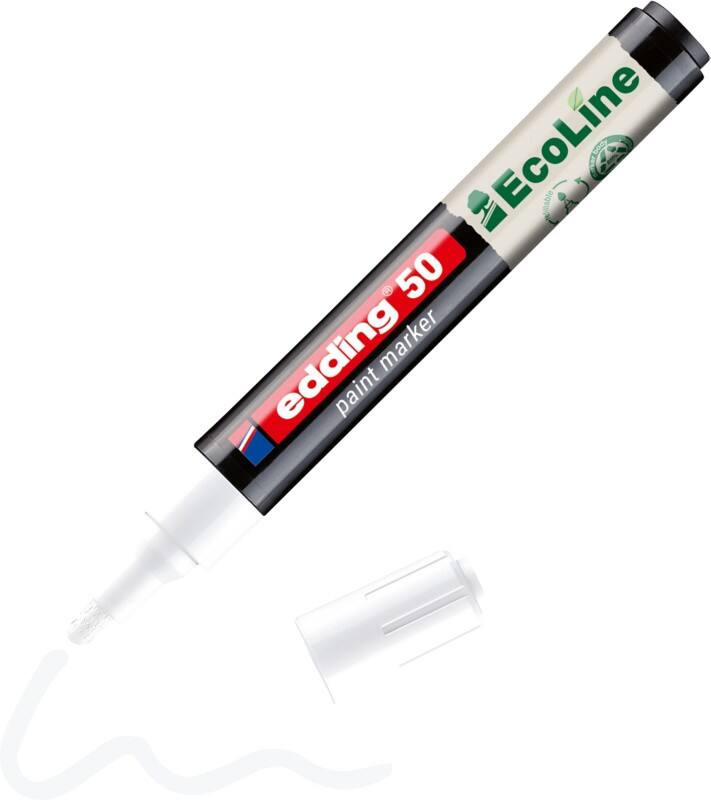 Marqueur peinture edding EcoLine 50 Permanent Blanc