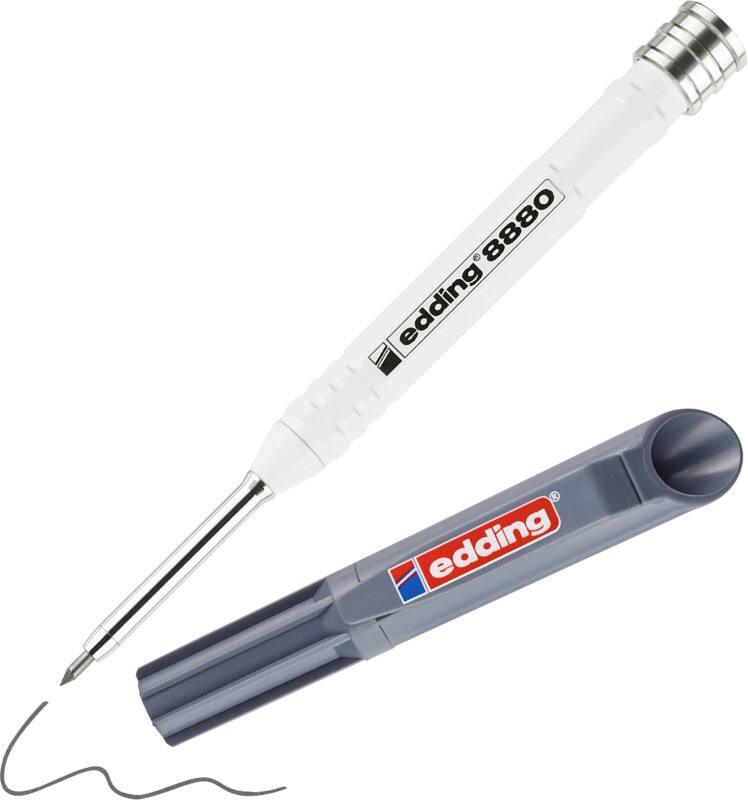 Marqueur pour trous profonds edding Gris 8880