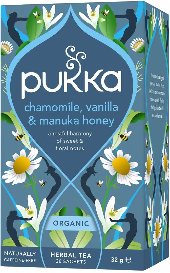 Thé Pukka Catering Camomille, vanille 20 unités