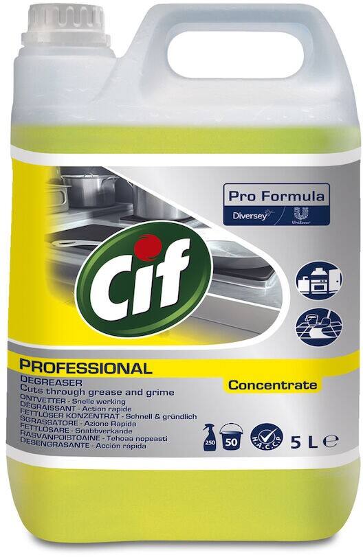 Produit dégraissant Cif Pro Formula Liquide Doux 5 L
