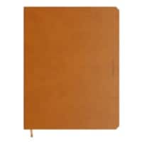 Cahier de KEMPEN A5 Ligné Reliure cartonnée Reliure latérale Couverture souple Brun 192 pages