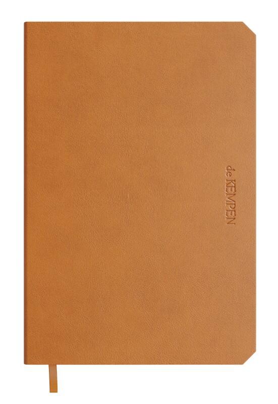 Cahier de KEMPEN A6 Ligné Reliure cartonnée Reliure latérale Couverture souple Brun 192 pages
