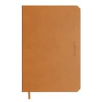 Cahier de KEMPEN A6 Ligné Reliure cartonnée Reliure latérale Couverture souple Brun 192 pages