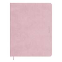 Cahier de KEMPEN A5 Ligné Reliure cartonnée Reliure latérale Couverture souple Rose 192 pages