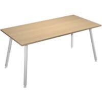 Bureau Viking Blanc, brun 1600 x 800 x 744 mm