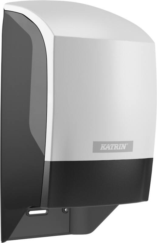Distributeur de papier toilette KATRIN KAT77496 ABS (Acrylonitrile butadiène styrène), PC (Polycarbonate), POM (Polyoxyméthylène) Blanc