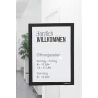 Cadre d'affichage magnetoplan magnetofix A3 Adhésif Noir Adhésif 1132012 20,5 (L) x 0,6 (P) x 75 (H) cm 2 Unités