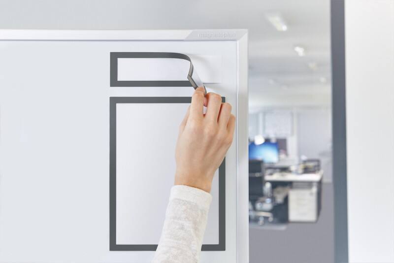 Cadre d'affichage magnetoplan A4/A5 Magnétique Gris 1131701 7,5 (L) x 0,8 (P) x 28,5 (H) cm 5 Unités