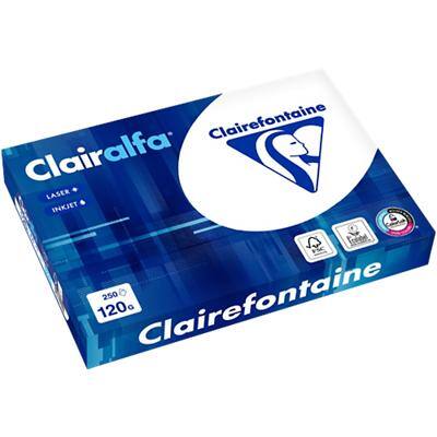 Papier imprimante Clairefontaine Clairalfa A4 Blanc 120 g/m² 250 Feuilles