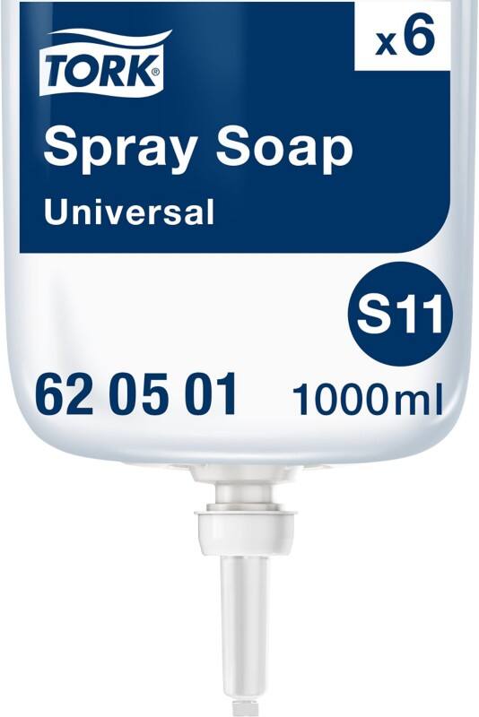 Savon pour les mains Tork Liquide Parfum frais Transparent S11 1 L 6 unités