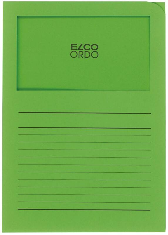 Trieur Elco A4 Vert Papier 10 Unités