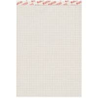 Bloc-notes Elco A5 Quadrillé Reliure agrafée supérieure Carton Couverture rigide Gris Perforé 100 pages