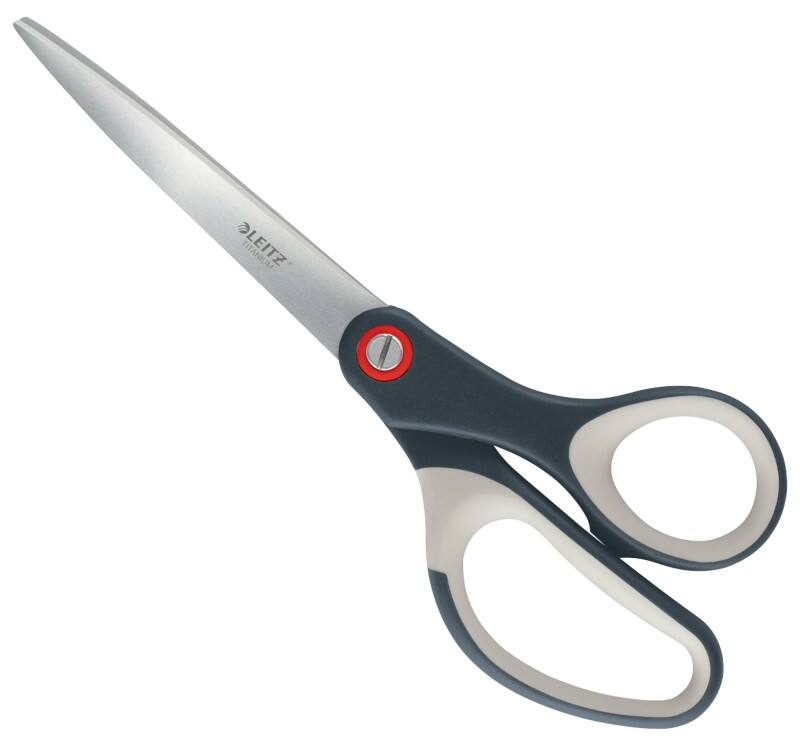 Ciseaux Leitz Cosy Adapté pour les gauchers 105 mm Acier inoxydable Gris