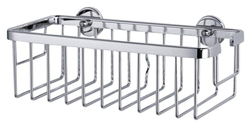 Étagère de douche tesa Aluminium, chrome Argenté 8,8 x 13 x 26,2 cm