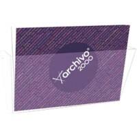 Porte-brochures A4 Paysage Archivo 2000 Montage mural Transparent 65004 CS TP 37 x 7,5 x 18 cm 65004 CS TP