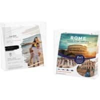 Porte-brochures DL Archivo 2000 Montage mural Transparent 9006 CS TP 11,5 x 4,5 x 18 cm 9006 CS TP